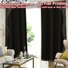 2D FLAT PRINTING 2pcs Curtains (Without Rod) Vintage Ornate Border Frame Popular Curtain Fabric Yarn Curtains Romantic Use for