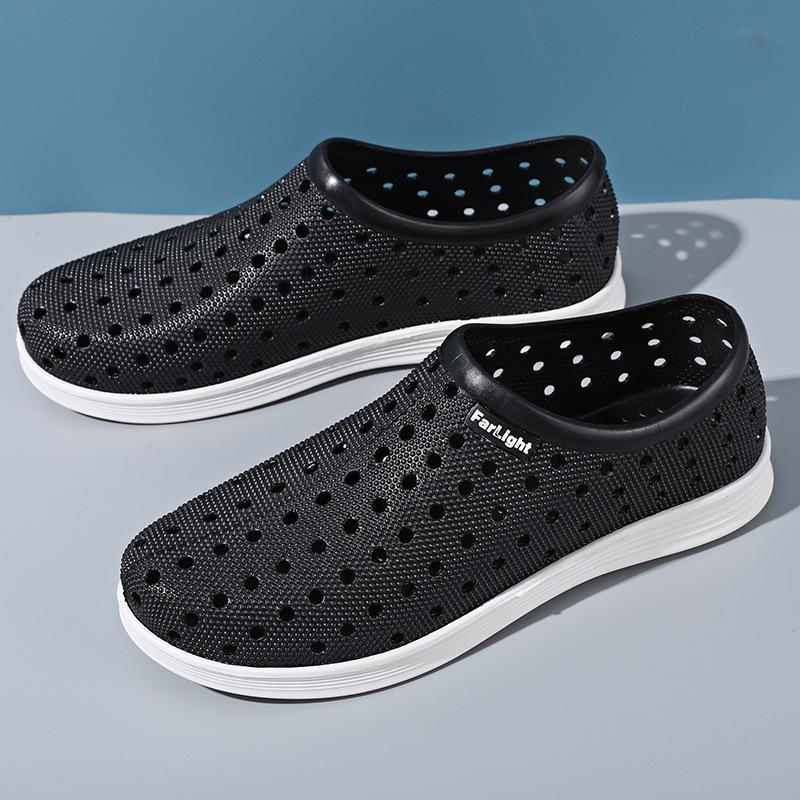 Spot summer wading shoes trend sandals new men's hole shoes outside breathable wading shoes sandals