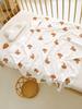 All-Cotton Newborn Swaddle Blanket: Boneless Baby Wrap Towel