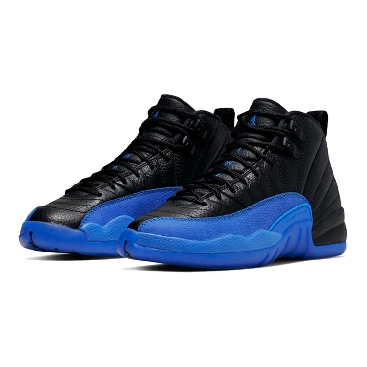 New Jordan 12 Retro Black Game Royal GS 153265-014