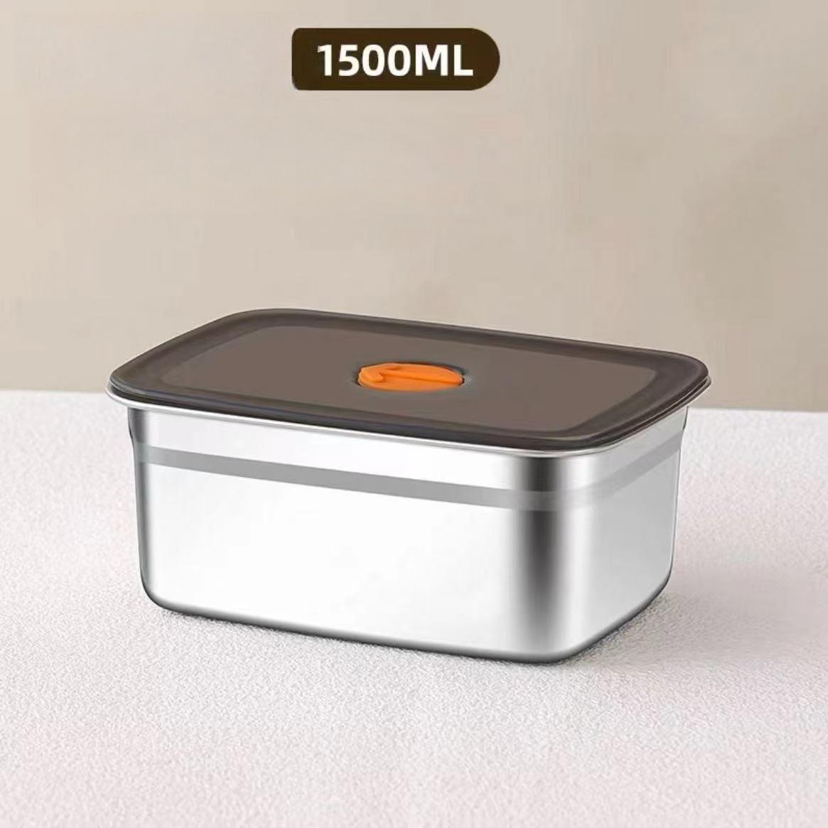 

316 Stainless Steel Food Container Leakproof Storage Box for Kitchen [1500ml]