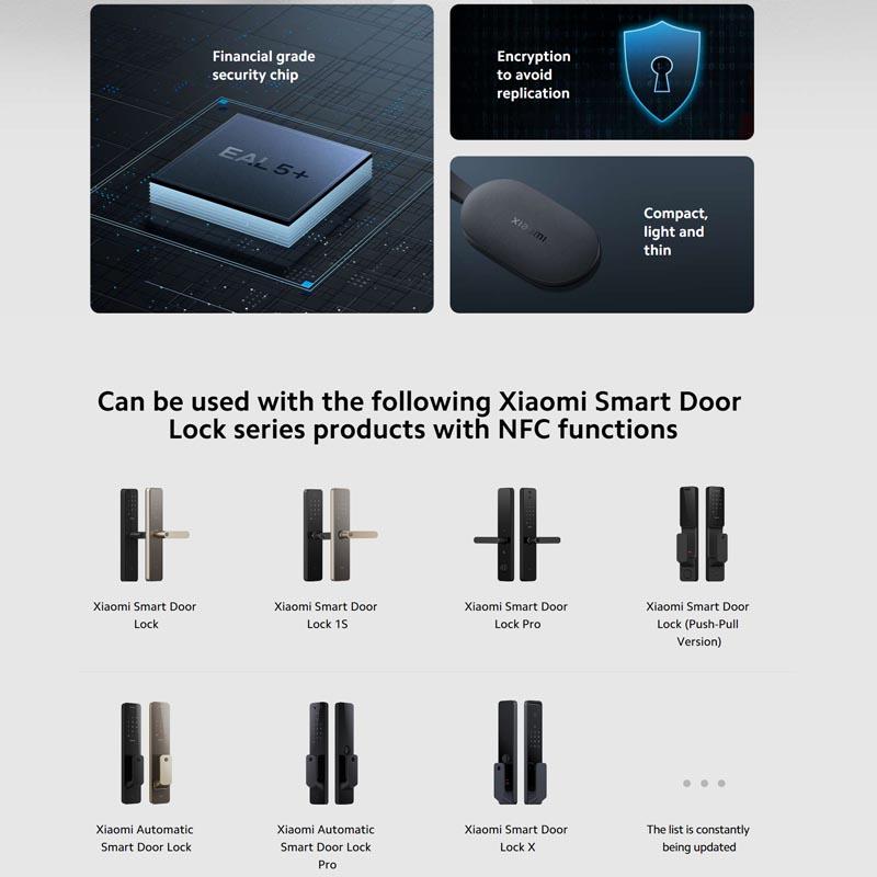 Xiaomi Card NFC de blocare inteligentă a ușii