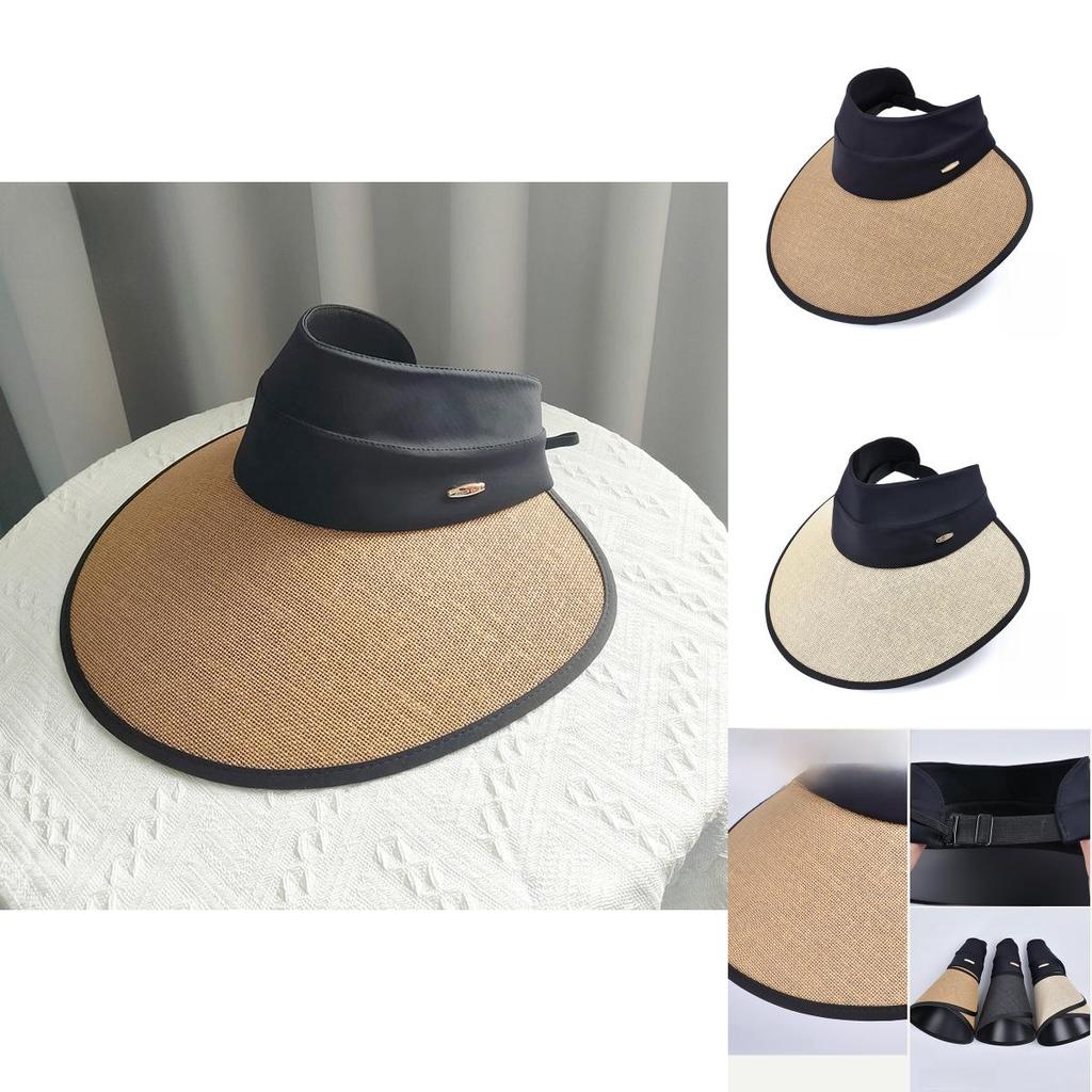 Polyester Sun Hat For Women Summer Outdoor Sun Protection Lightweight Breathable Sunshade Hat
