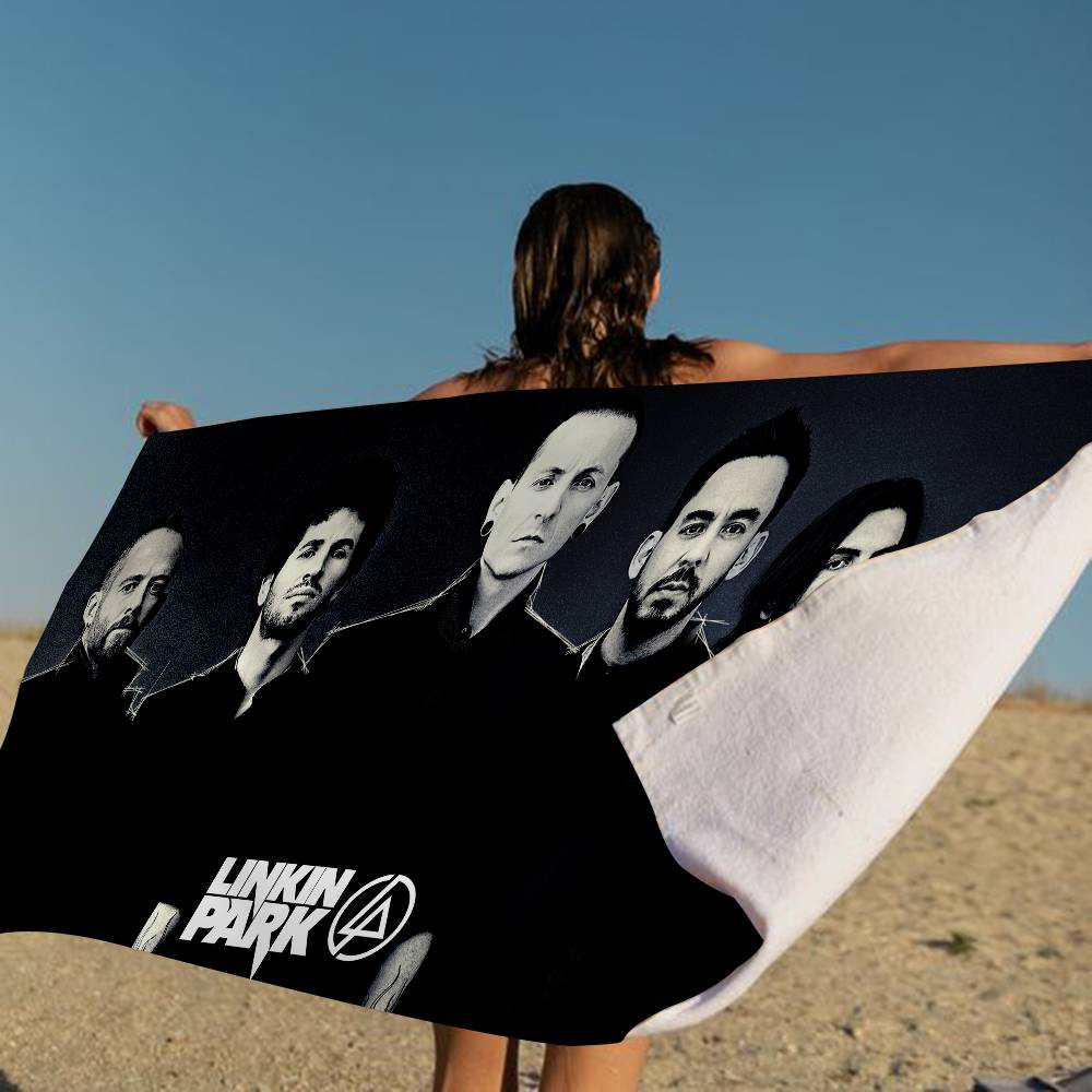 Band L-Linkin Cool P-park Big Microfiber Beach Towels Quick Dry Towel Sand Beach Towels Pool Towel for Travel Swim Pool Yoga