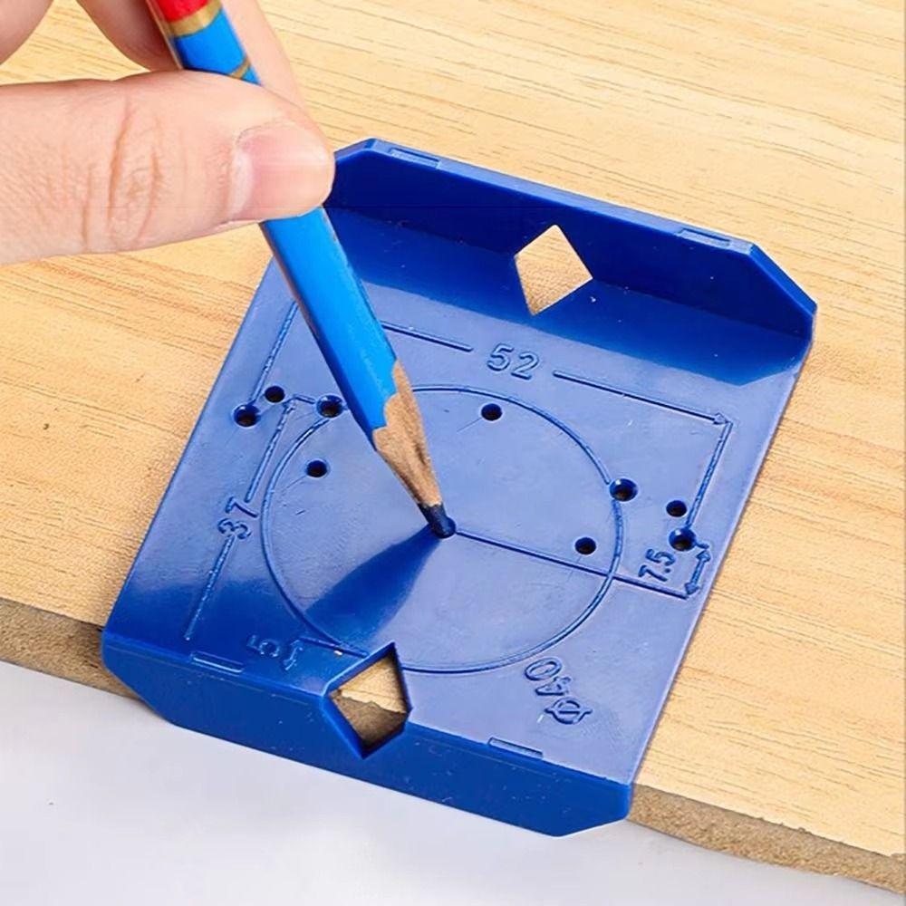 3/4Pcs Hinge Hinge Drilling Locator Set Hinge Installation Tool  Woodworking Projects