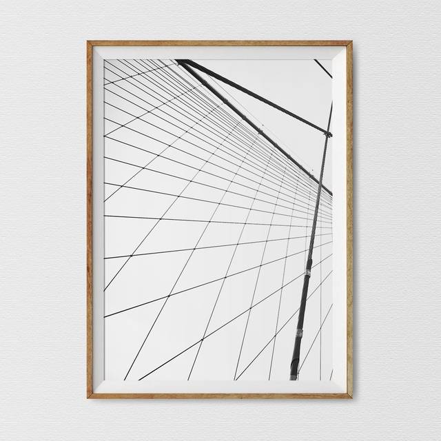 

Бруклинский Мост Эстамп Нью-Йорк Эстамп Минимализм Квартира Искусство Минимализм 21cm×30cm NoFrame