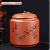 Antique Purple Clay Tea Caddy Nut Coffee Moisture-proof Jars Spice Airtight Container Home Storage Cans Kitchen Accessories