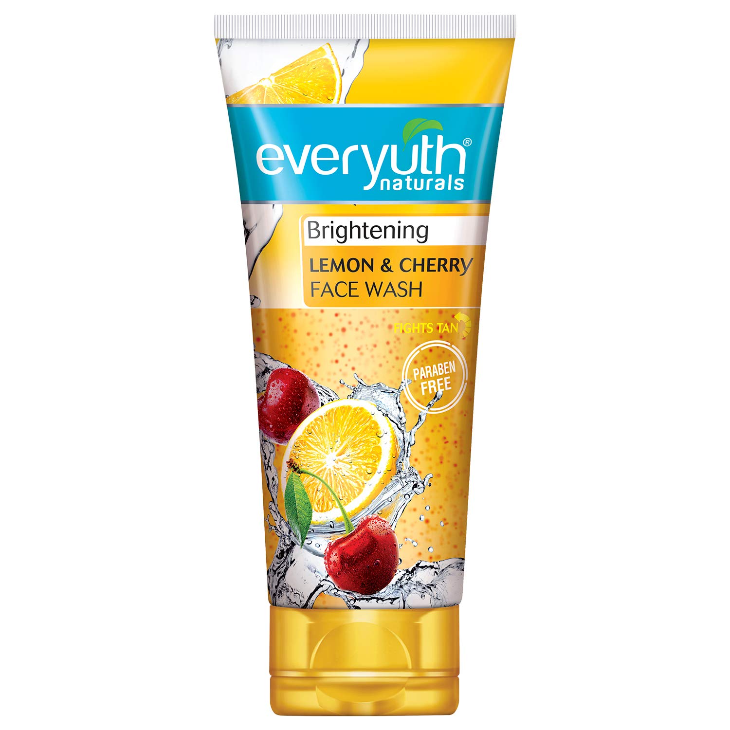 

Everyuth Naturals Brightening Lemon And Cherry Face Wash 150g Pack For Deep Cleansing Oil Control Tan Reduction
