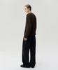 Liimaen Unisex Wool Blend Knit Top Chocolate