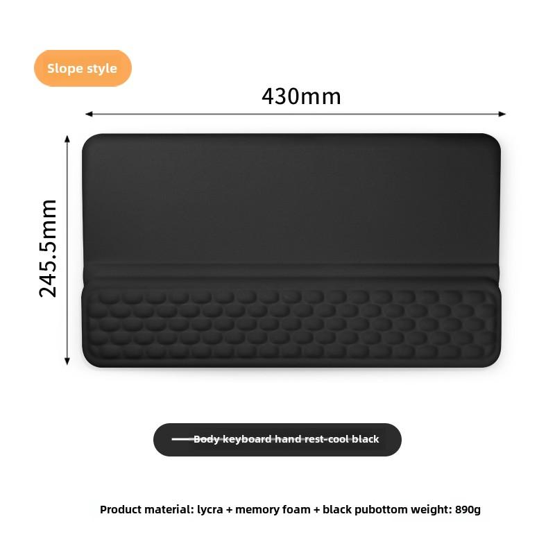 

Большой коврик для мыши с защитой запястья, противоскользящий коврик для клавиатуры, защитный коврик для запястья для игр и офиса, простой и индивидуальный