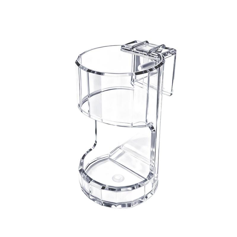 Transparent Acrylic Wall-Mounted Fish Feeder Ring Acrylic Automatic Food Dispenser Fish Tank Aquarium Feeding Tool Accessories+