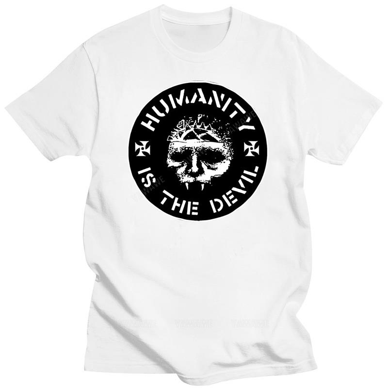 funny t shirt men novelty tshirt Integrity Humanity Is The Devil 20th Anniv. T-shirt print tshirts male casual style tee-shirt