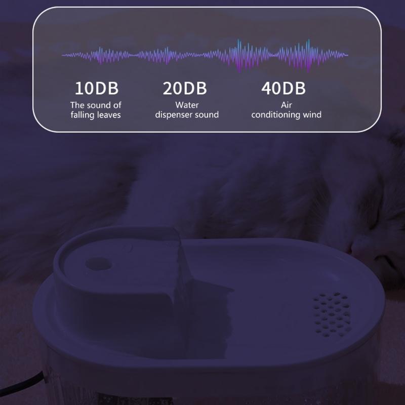 Cats Water Fountain Automatic Dogs Pet Drinking Mute Water Dispenser Large Capacity Quiet Automatic Fountain