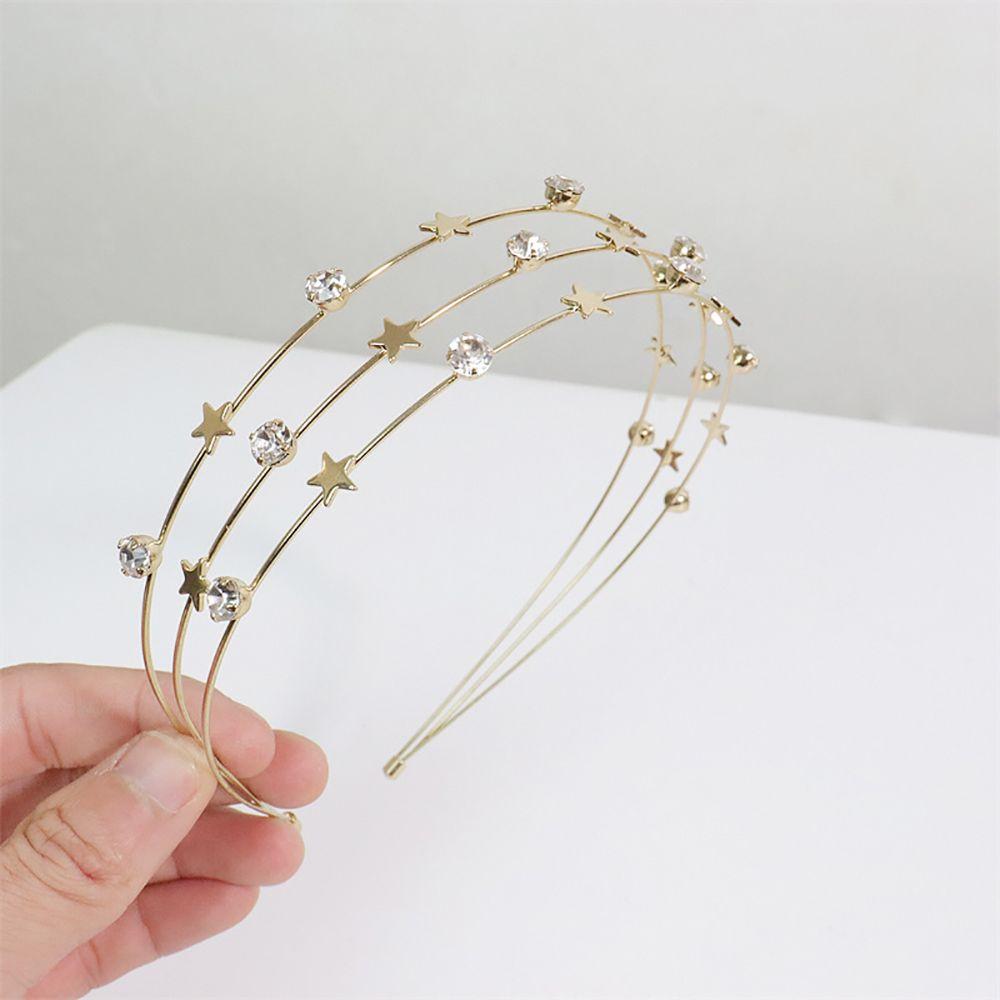 Star Makeup Headwear Hair Accessories Butterfly Hair Hoop Women Headband Korean Style Headband