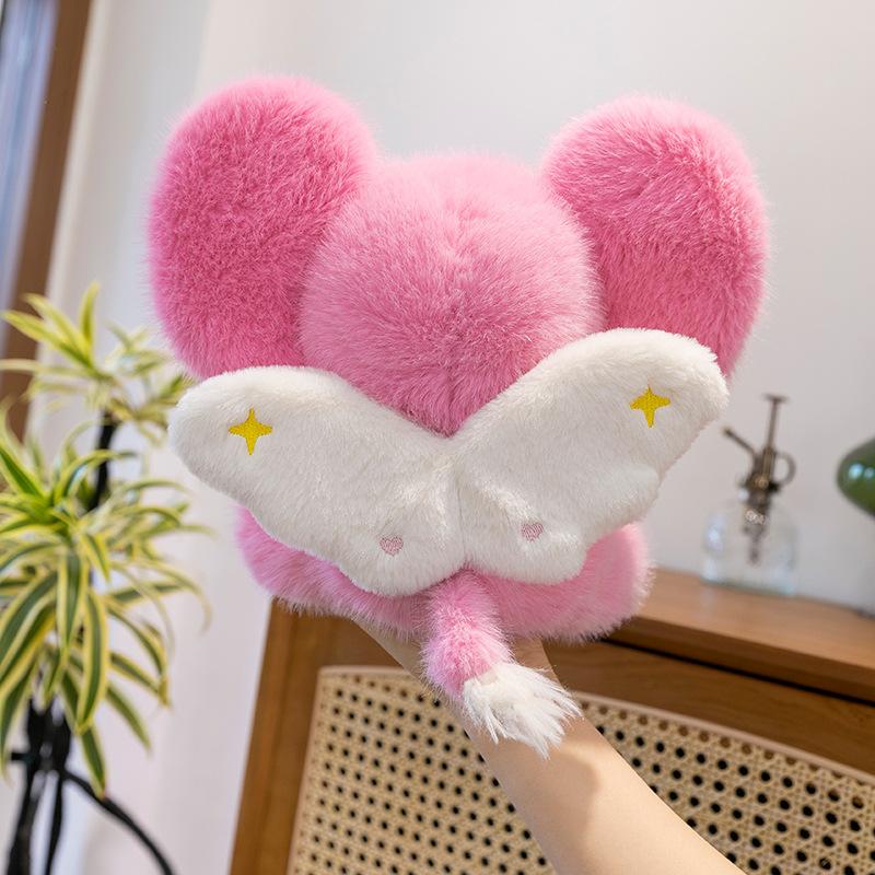 New Cute Angel Baby Elephant Plush Toy Princess Style Doll Sweetheart Baby Elephant Plush Doll Give Girls Gift