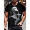 3D Printed Dark Nun T-Shirt For Men Mysterious Cool Pattern Tees Summer Casual Round Neck Short Sleeve Tops Street Tee Shirts