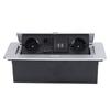 Desktop Socket 16A Power Strip Table Connection Box Dual USB EU Standard AC 250V Welding Free for Of