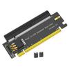 High Temperatures Resistant PCIe 5.0 X16 Extension Adapters For 3 Gen4 Gen5 Compatibility And Reverse Current Protections