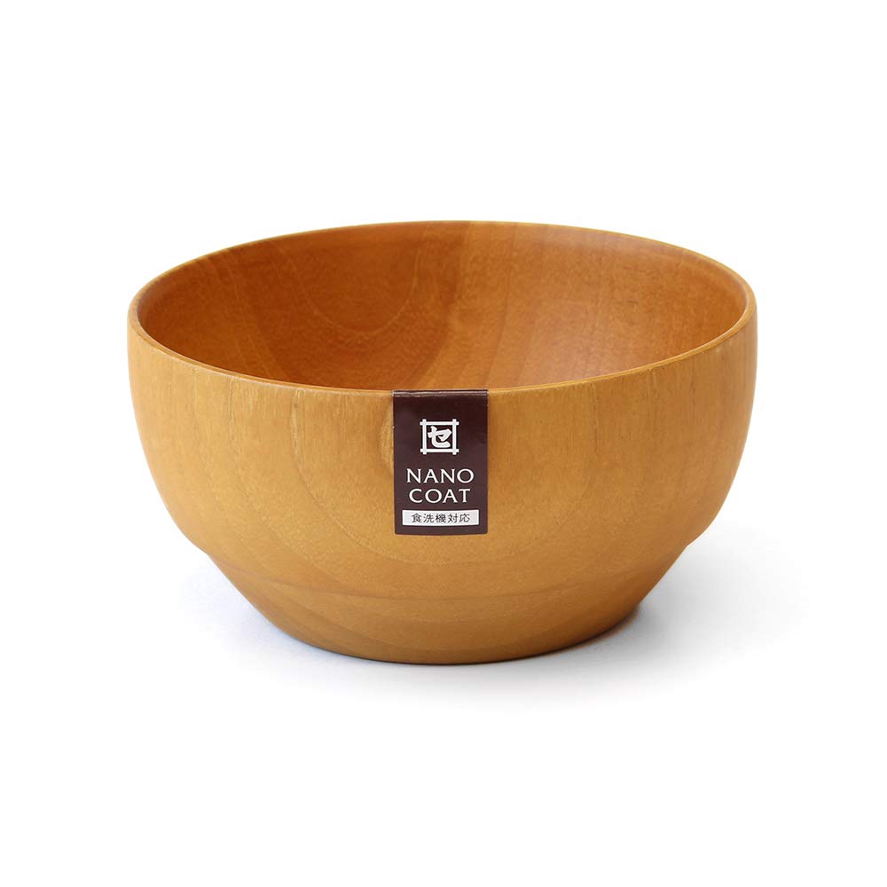 Kishu Kakuda Seibei Soup Bowl Dishwasher Lacquerware, Shoten, DS, Large, Wooden, Nano-coated, Safe, Natural, WR-470236