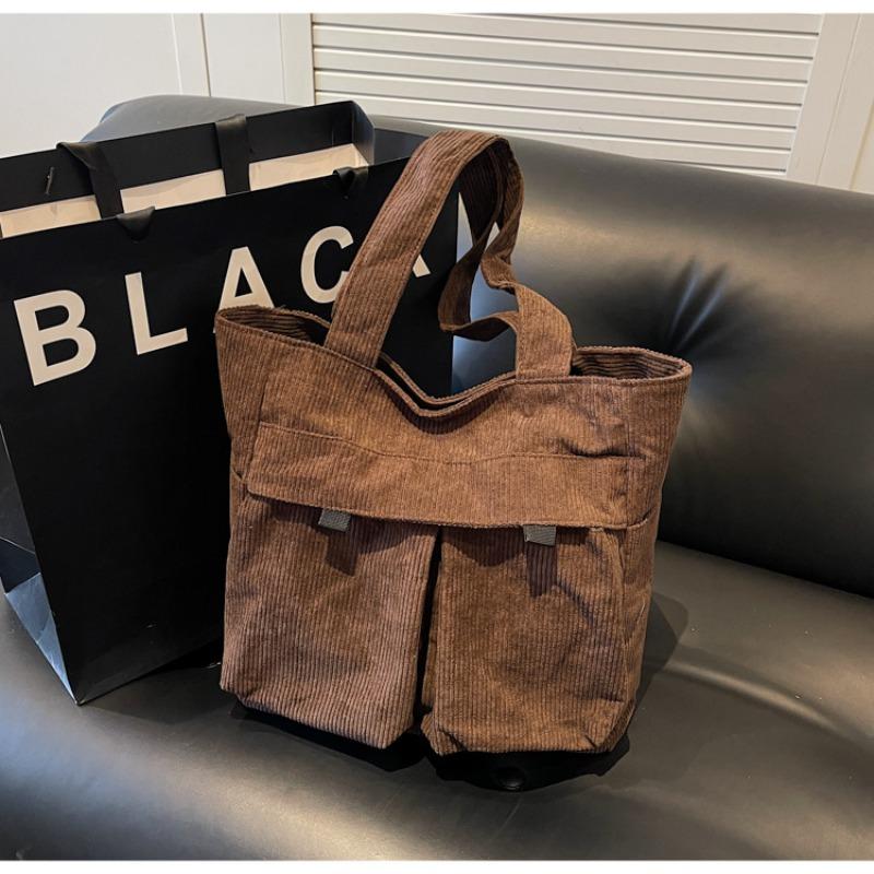 New large-capacity casual underarm bag tote bag simple versatile shoulder bag college student schoolbag