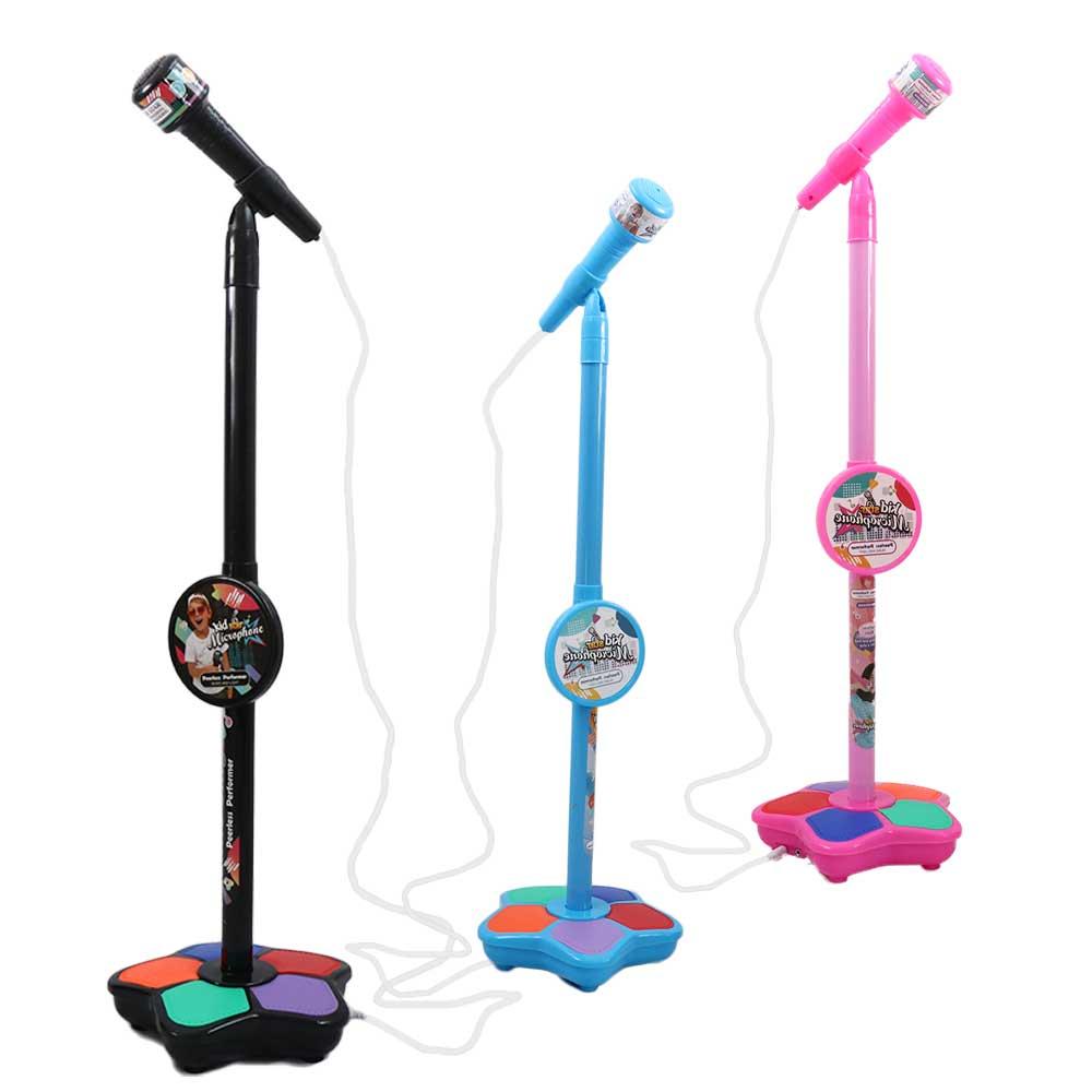 LED Light Karaoke Toy Music Instrument Toys Singing Microphone Kids Microphone Singing Song Toy
