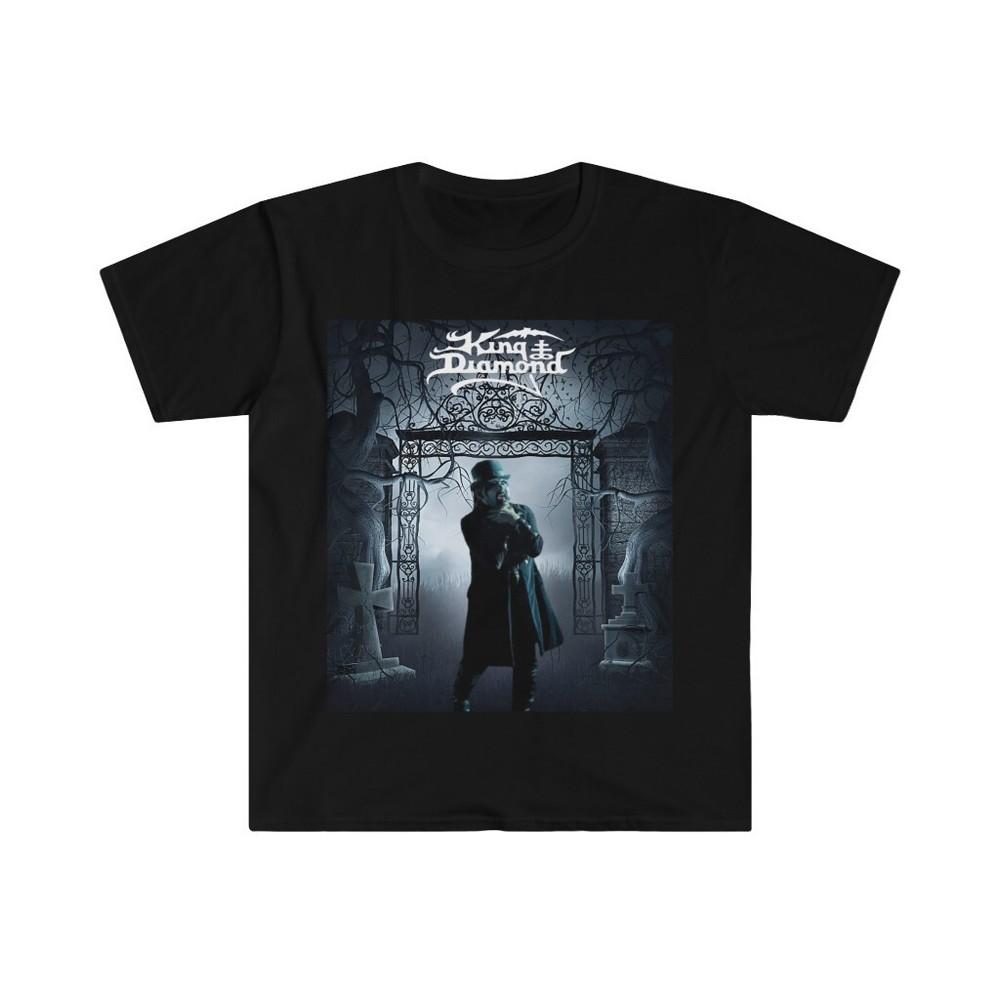Unisex Soft Cotton T-Shirt. King Diamond. Mercyful Fate