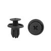 uxcell Push Rivet Retainer Fasteners, Plastic, Total Length: 0.6 inches (16.8 mm), Pack of 20