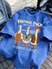 Vintage Duck Need Coffee Cotton Washed TShirts Womens Summer Oversized T Shirt ONeck Comfortable Distressed Tops Basic Clothes