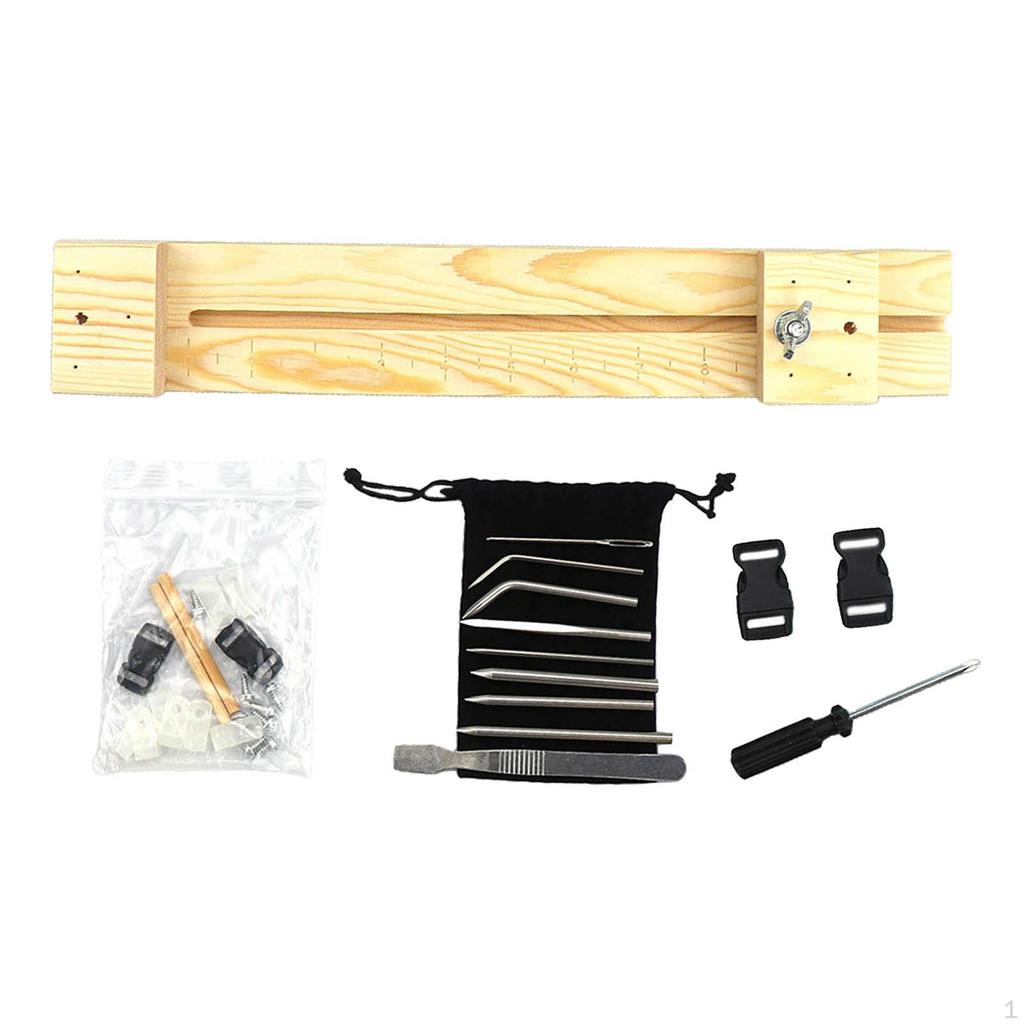 Bracelet Maker, Adjustable Length, with Buckle, Wristband Maker Braiding Weaving Kit