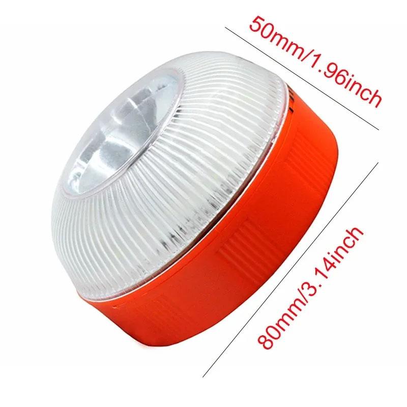 

LED MagneticStrobe Light Rooftop Beacon with 2 Modes Emergency Flashing Light for Trucks and Vehicles Safety Accessory