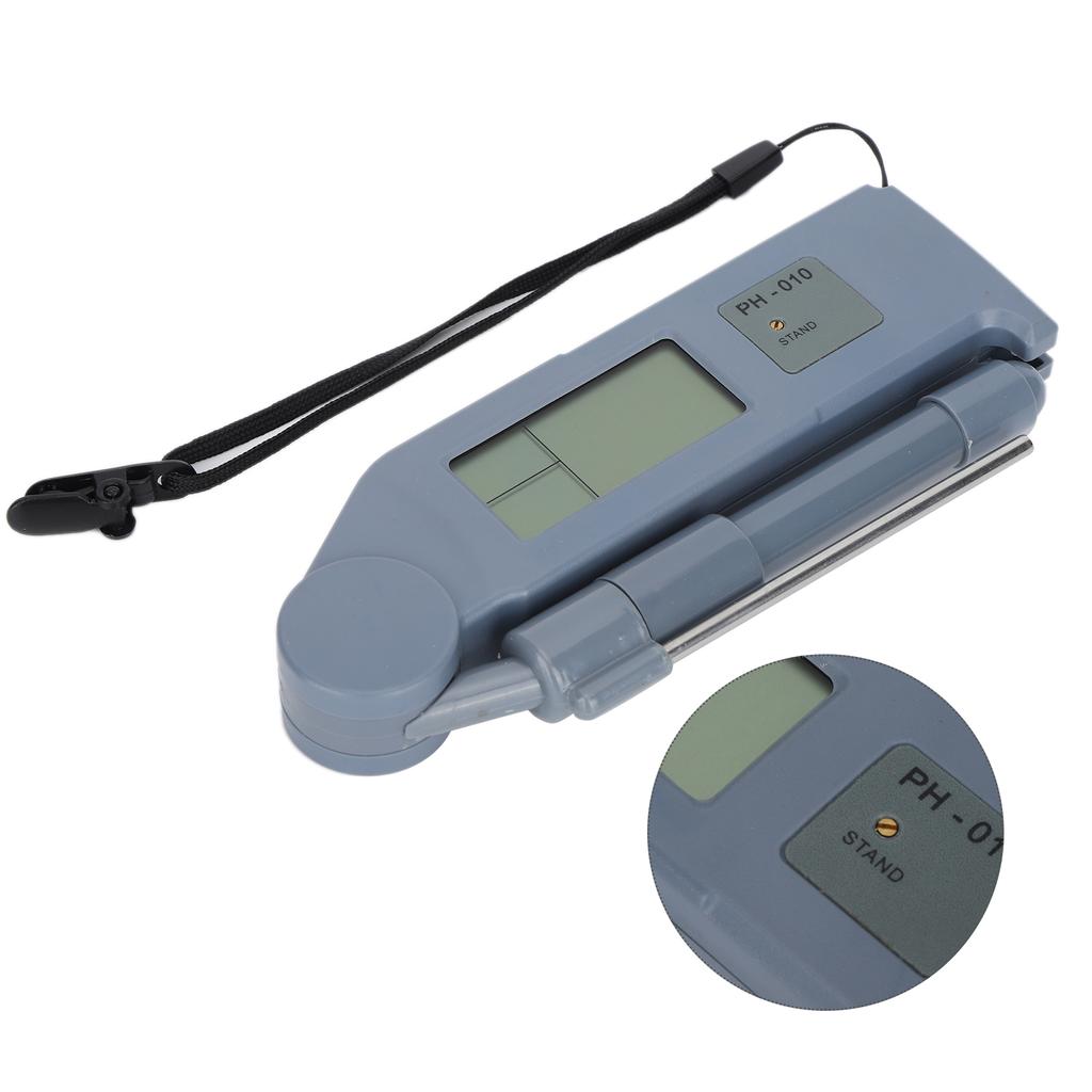 LCD Digital PH Meter Waterproof Pentype Water Quality Tester with 014 PH Measurement Range