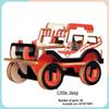 Wooden 3D Puzzle Car - Educational Handmade Toy for Kids