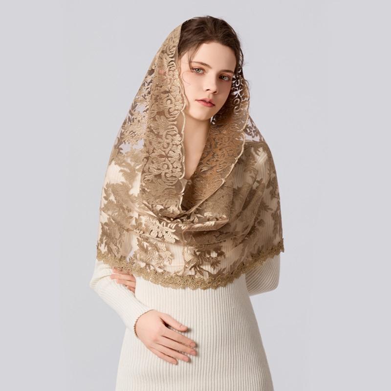 Functional Polyester Scarf Serves As Hair Band Neck Cover Or Mask Portable For Travel Elegant Use Comfortable Fabric