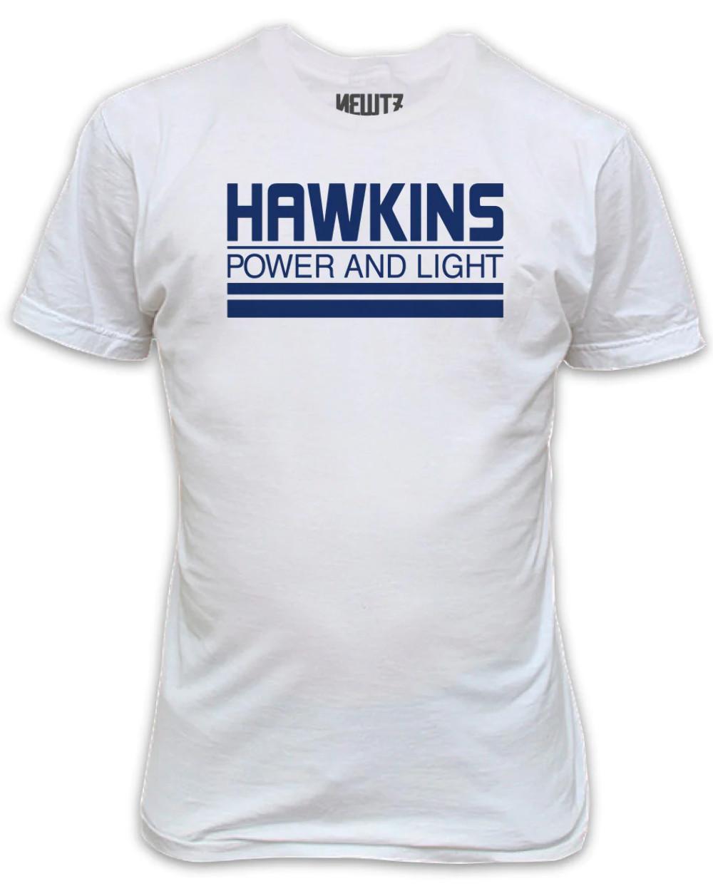 Hawkins Power and Light T-Shirt Inspired by Stranger Things L