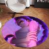 Rumi (54) Round Office Rug Decorative Floor Rug for Office Bedroom Living Room and Home Space