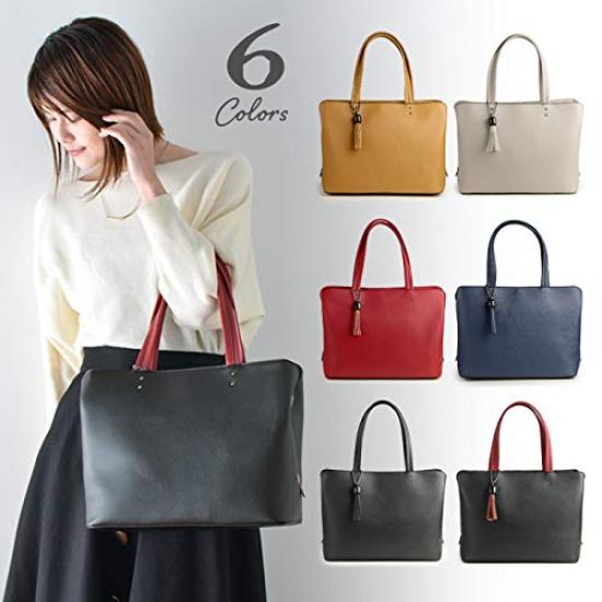 Pragma A4 Tragetasche Aktentasche mit Quastenanhänger (Senf)