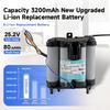 Акумулятор для пилососа 3200 мАг 25,2 В Для ELECTROLUX PQ91-50MB, ALRGS, ANIMA 25,2 В Літій-іонний акумулятор для AEG QX91-ALRG QX91-ALRS