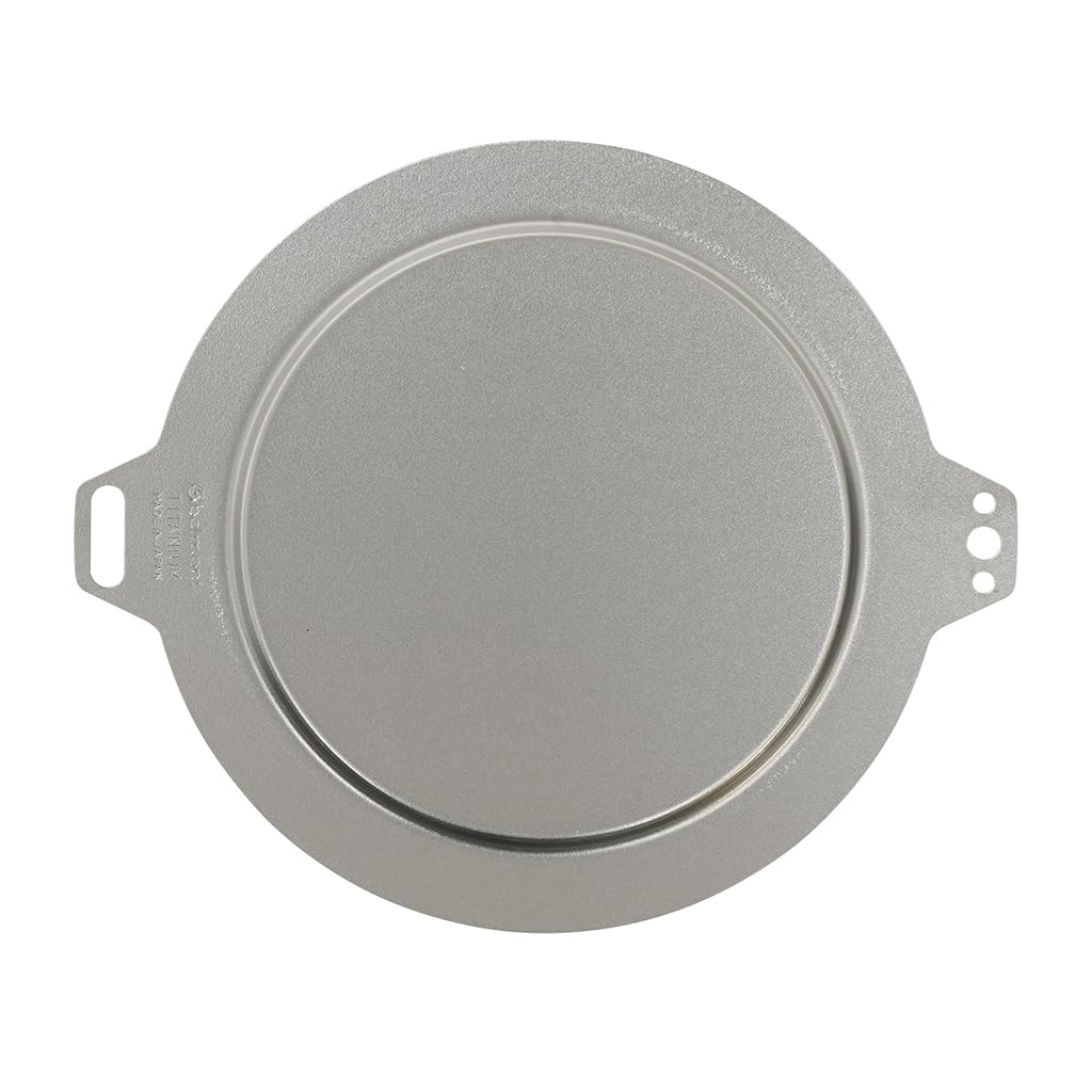 

Titanium Sierra Cup Lid Made in Japan Tsubame Sanjo Lid Lightweight Camping Climbing [Belmont] BM-127 (LL) серебряный