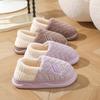 Cixi Cotton Slippers Thick Soles for Winter Home Use Indoor Non-slip Warm Confinement Shoes Home Couple