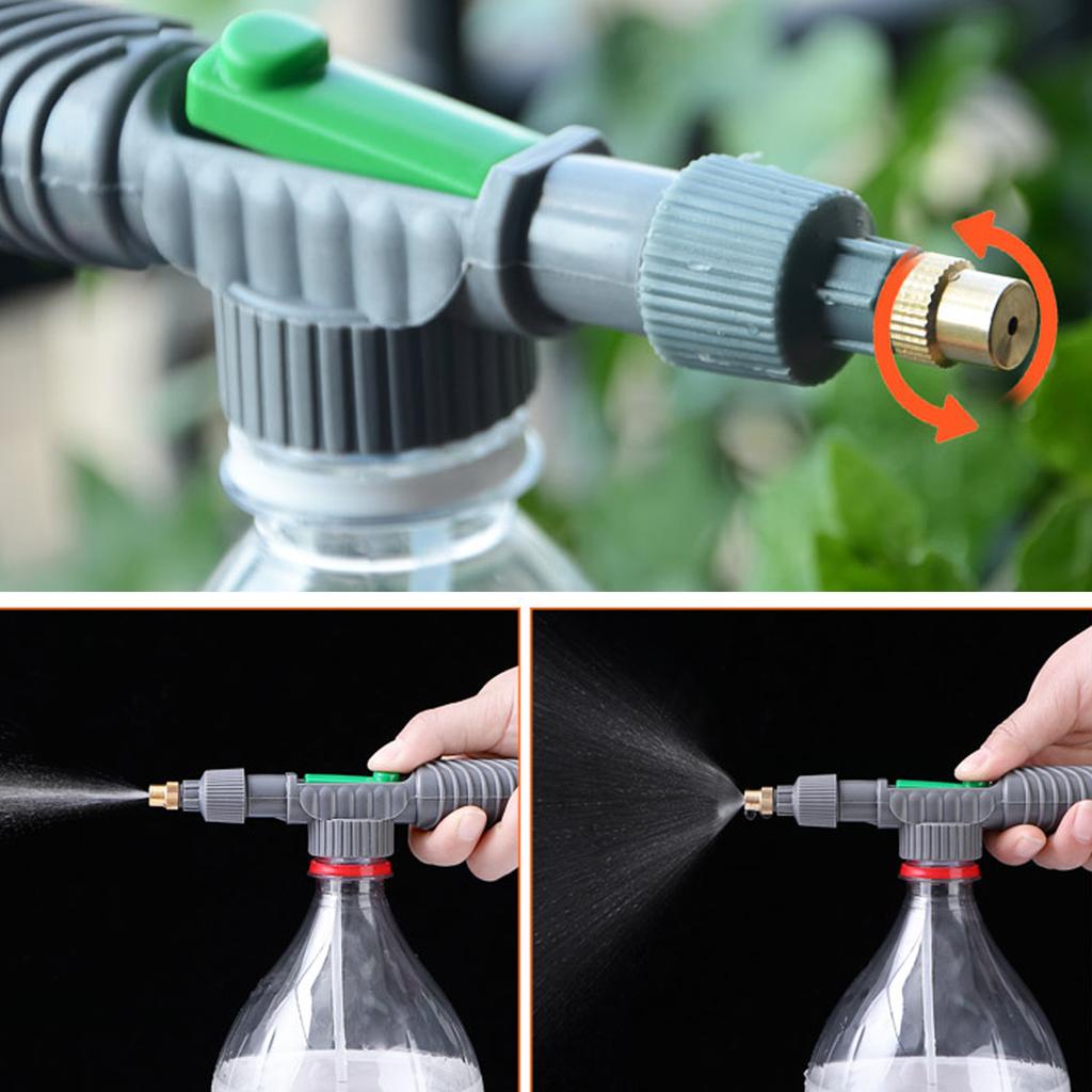 Garden Watering Tool Sprayer Manual High Pressure Air Pump Sprayer Adjustable Drink Bottle Spray Head Nozzle Agriculture Tools