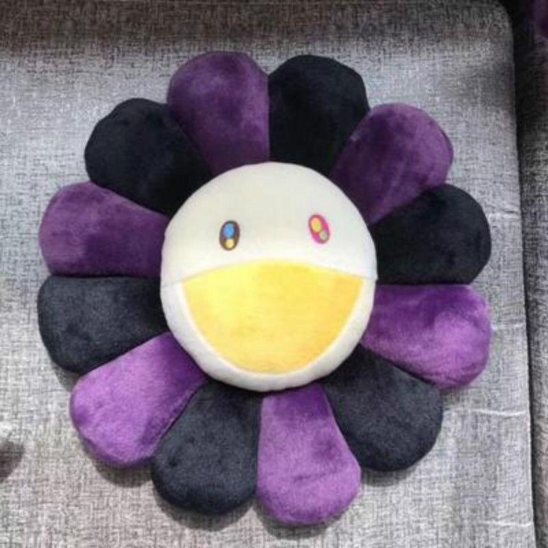 Bright And Colorful 40cm Takashi Murakami Rainbow Flower Pillow Plush For Kids