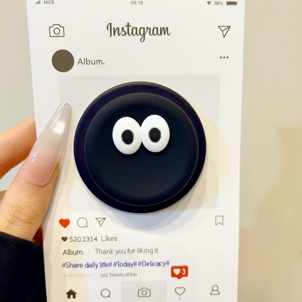 Magnetic Silicone Big Eye Bracket Personalized Creative For Desktop Lazy People Universal Anti-drop Durable Mobile Phone Holder