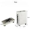 Foldable Laundry Basket Clothes Storage Box Dirty Clothes Basket Yoga Storage Sundries Box with Wheels Bathroom Accessories