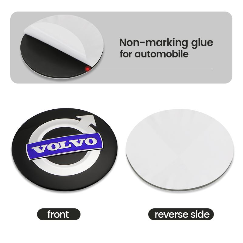 4Pcs 56mm Car Wheel Center Cap Emblem Sticker For Volvo Rdesign Xc60 Xc90 V40 V60 S60 V50 V90 S80 C40 XC40 V70 XC70 Accessories
