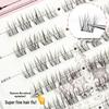 GECOMO Glue-Free Natural Brown Passion Fruit Wispy Eyelashes for a Messy, Clear Look