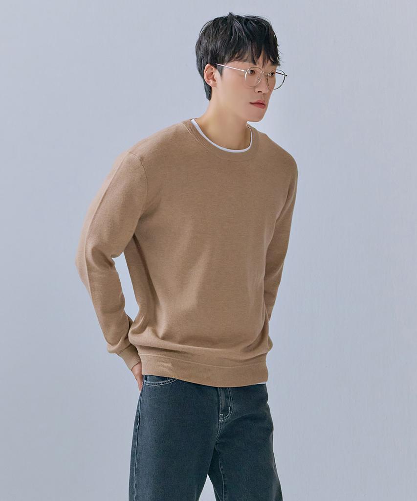 CHASECULT Men'S Basic Round Neck Knit-Cfzk5211C0X