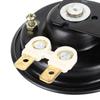 105db Round Motorcycle 1.5A Universal Waterproof Auto Horn Loudspeaker Loudspeaker Kit Black Scooter