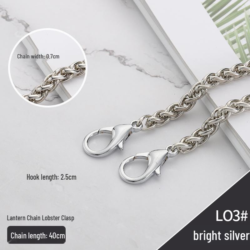 High-End Multi-Style Metal Handbag Chains - Sold Separately