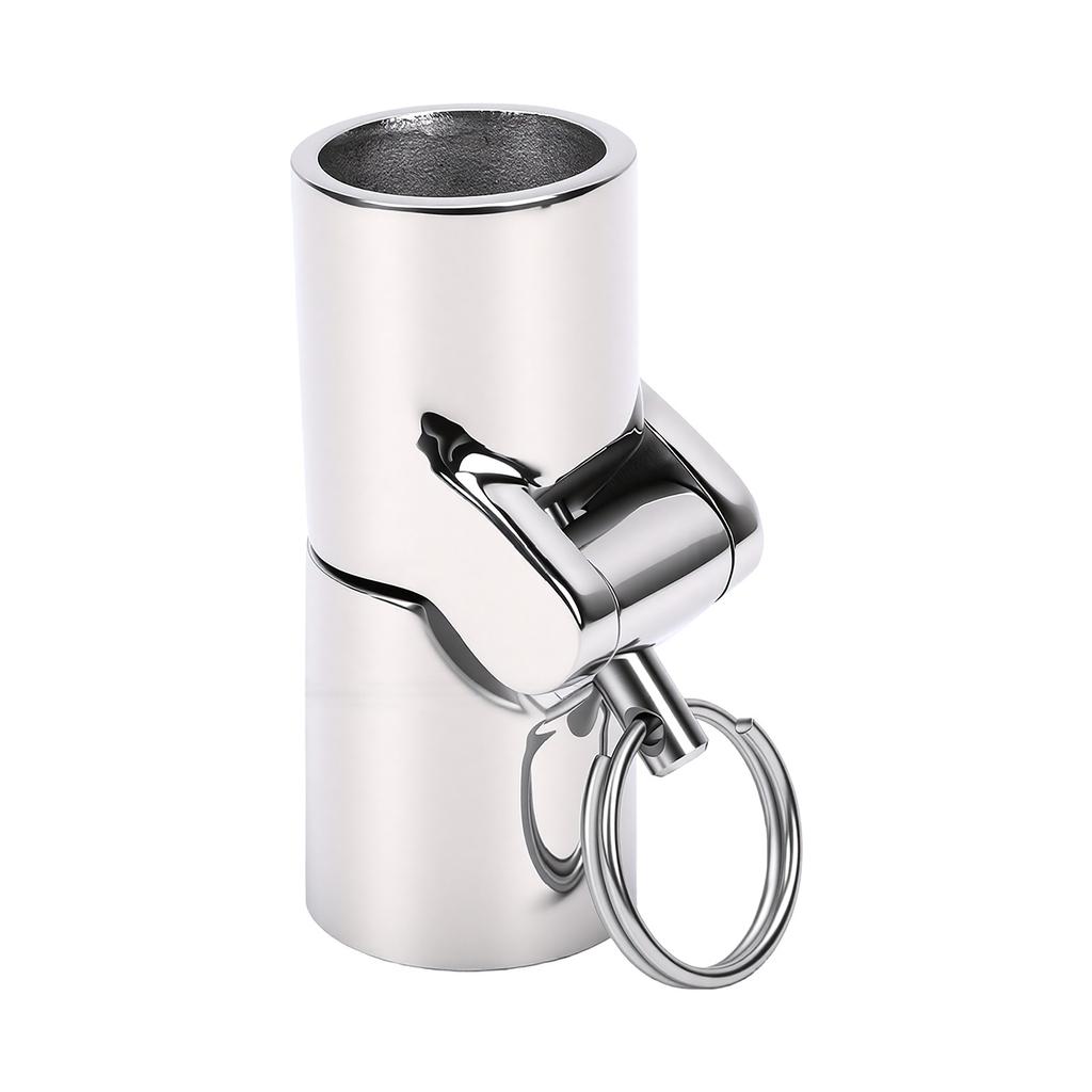 Boat Pipe Connector 25mm Stainless Steel Folding Swivel Coupling Tube Pipe Connector with Lock Pin for Yachts Speedboats