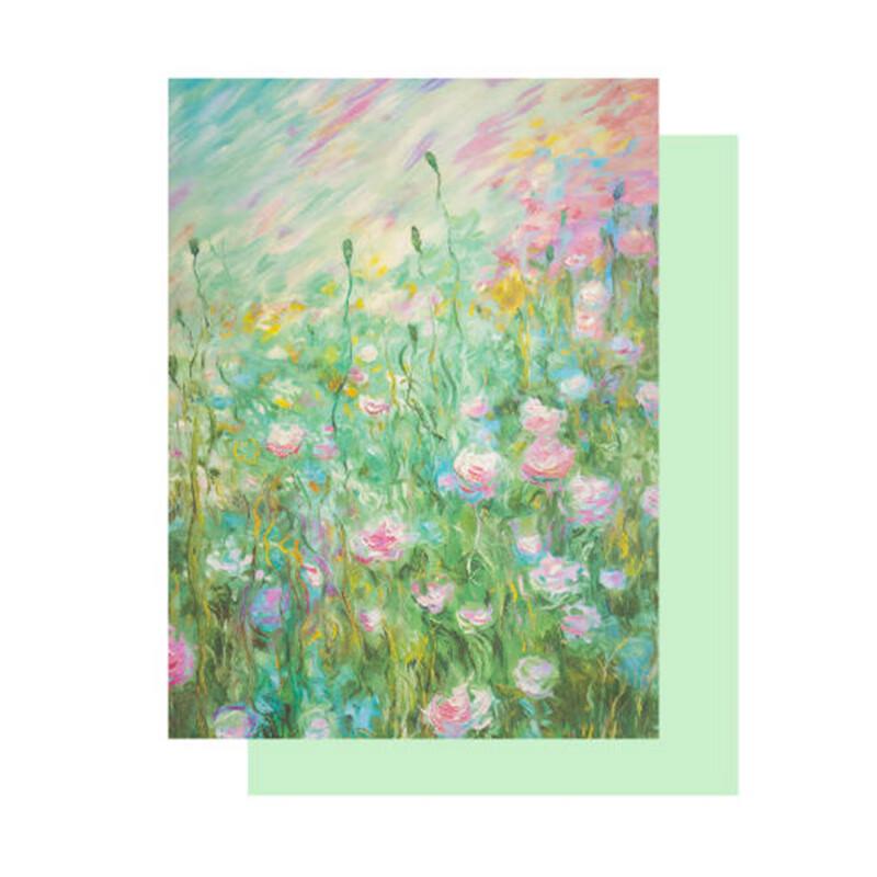 

Oil Painting Style Floral Wrapping Paper
